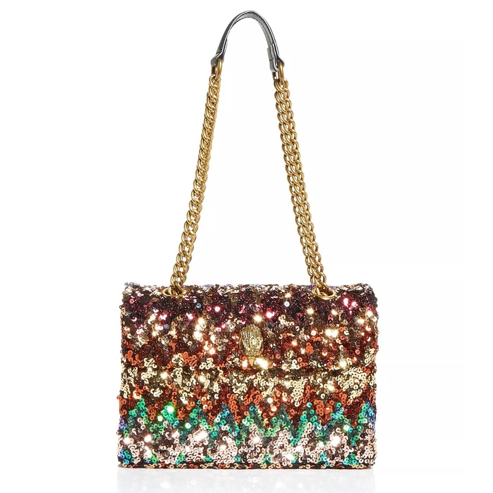 Kurt Geiger Multicolor Sequin Chain Shoulder Bag
